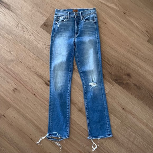 NEVER WORN Mother Denim High Wasted Rascal Ankle in Love Gun Size 24 - Picture 9 of 15